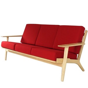 GE290 ソファ 3人掛け 3P ハンス・ウェグナー 色/レッド 北欧デザイン 北欧家具 ソファー sofa　Hans.J.Wegner