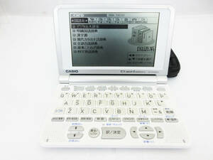 F5711【電子辞書】カシオ エクスワード XD-ST4100H★Casio EX-word DATAPLUS2★動作良好★ケース付き★中古★