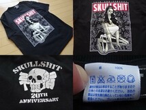 【SKULLSHIT】20周年記念 Tシャツ ブラック SIZE:XL (スカルシット)_画像6