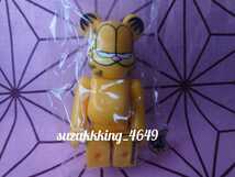 シリーズ36 ★ CUTE ★ベアブリック 100%★BE@RBRICK Garfield ガーフィールド メディコムトイ kaws bape ビニール未開封品_画像1