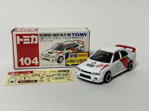 ☆ 絶版トミカ No.104-3 三菱ランサーエボリューションⅣ WRCタイプ (未使用) ☆