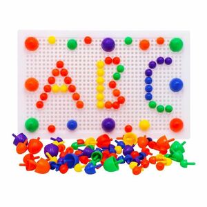  peg difference .67 piece peg beads block .... intellectual training toy toy 