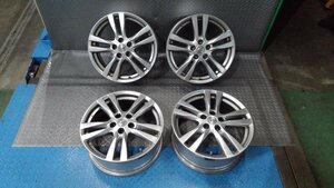 日産純正　アルミホイール４本　18X7.5J+55　５穴　PCD114.3　ハブ径約６.4㎝　E52エルグランド