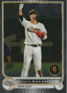 TOPPS 2022 NPB CHROME 坂本勇人 23 レギュラーカード