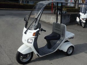 ジャイロキャノピー TA03 エンジン可動 原付 4スト 車体 バイク 中古 ウーバー 純正スクリーン 配達 ホンダ 出前館 東京 八王子47-11