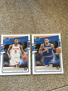 Panini NBA DONRUSS 2020-21 Immanuel quickley OBI Toppin RC