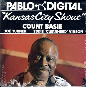 80年 USプレスLP！赤盤！シュリンク付 Count Basie, Joe Turner , Eddie CleanHead Vinson / Kansas City Shout【Pablo / D2310859】