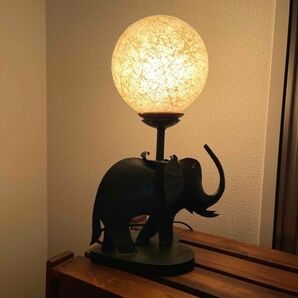 ☆電球付き☆象のランプ 卓上ランプ 間接照明
