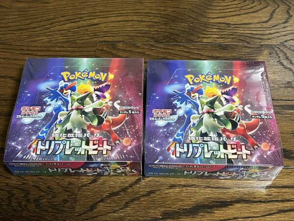 ポケモンカードゲーム スカーレット&バイオレット sv1a トリプレットビート 2BOX シュリンク付