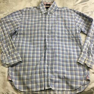 TOMMY HILFIGER トミーヒルフィガー ボタンダウンシャツ サイズM トップス 長袖 (管理番号2303IZ57400)