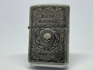 送料無料 ZIPPO[ジッポー] ハーレーダビッドソン Sメタル スカル HDP-70