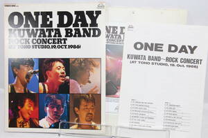 VHD/ビデオディスク　KUWATA BAND 「ONE DAY」 桑田佳祐