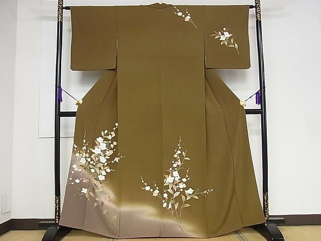 平和屋着物□極上 男性 小紋 鯨 舟 黒地 逸品 未使用3s1608 www.anac