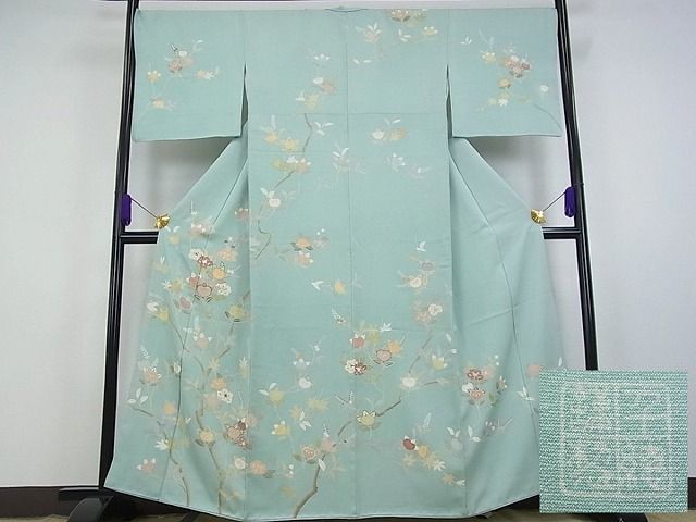 特価品蔵出し特集 千總 訪問着 松坂屋 染織名作展 刺繍 金彩 鬼しぼ縮緬 未使用m-3s1870 - ネット通販