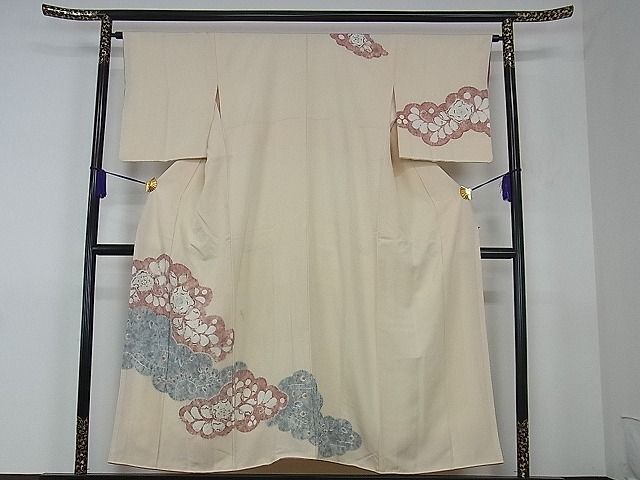 平和屋着物□超希少 東京友禅 久呂田明功 訪問着 辻が花 暈し染め 鬼