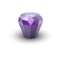 ライクワイズ　ダイヤモンド　パープル　紫　シフトノブ　汎用　AT　MT　WE ARE LIKEWISE　DIAMOND　8　10　12　1.25　1.5_画像1