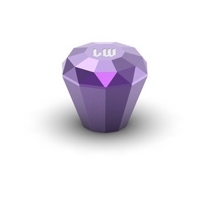 ライクワイズ　ダイヤモンド　パープル　紫　シフトノブ　汎用　AT　MT　WE ARE LIKEWISE　DIAMOND　8　10　12　1.25　1.5