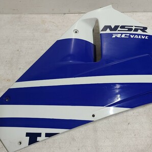 NSR250R MC18 89 青白 純正 サイドカウル ミドルカウル 右側の画像2