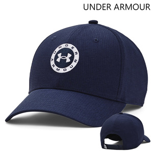 (US модель ) Under Armor Golf колпак Jordan s деталь регулируемый шляпа мужской шляпа шляпа midnight темно-синий белый 