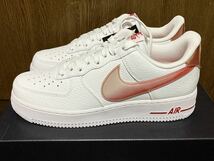 22年製 NIKE AIR FORCE 1 ナイキ エアフォース AF1 BIG SWOOSH【DV3505-100】ホワイト レッド WHITE RED 白×赤 US11_画像6