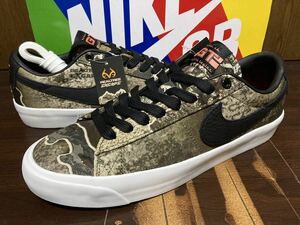 22年製 NIKE SB BLAZER LOW PRO GT PRM ナイキ ブレーザー【DO9398-002】REALTREE リアルツリー 公式ライセンス CAMO 迷彩 カモフラ US8