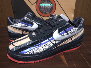 14年製 NIKE AIR FORCE LOW CMFT PREMIUM ALLSTAR GAME ナイキ エアフォース オールスターNBA【573974-003】ブラック コルク クロコ US11