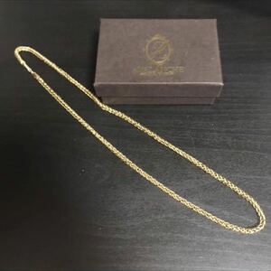 AVALANCHEava lunch 10kspiga chain necklace yellow gold hiphop Avalanche 45.8×3.2 millimeter gold necklace beautiful goods 