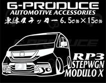 ステップワゴン　RP3　車体ステッカー　モデューロX　エアロ　ホンダ　車高短 /　ステップワゴンG-PRODUCE_画像1