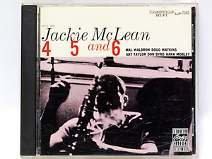 ★50年代哀愁JAZZ★ジャッキー・マクリーン『4,5 & 6』★JACKIE McLEAN★マル・ウォルドロン、ダグ・ワトキンス、アート・テイラー