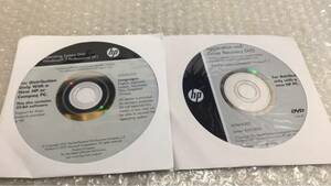 SE110 2枚組 HP 8560 8760 Windows7 Professional リカバリー ドライバー メディア DVD