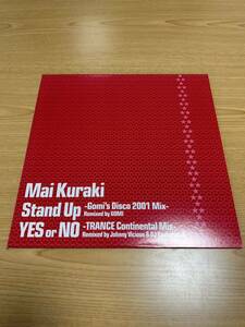 中古 名盤 アナログ盤 レコード 12インチ Mai Kuraki stand up yes or no 倉木麻衣 record inch レトロブーム