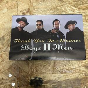  ヤ HIPHOP,R&B BOYZ II MEN - THANK YOU IN ADVANCE シングル,名曲 TAPE 中古品