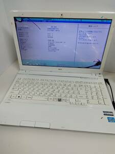 ジャンク品 ノートPC NEC PC-LG450JS1YW ノートパソコン