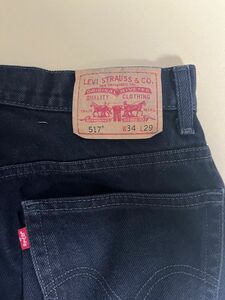 希少　Levi's 517 w34 l29 BLACK