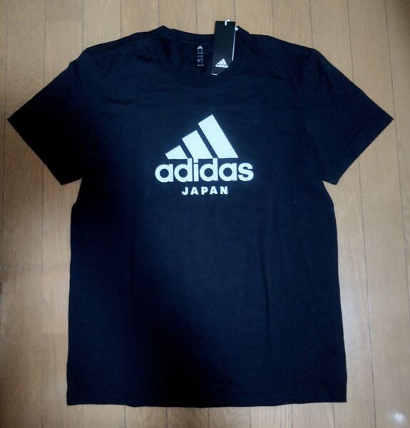 adidas半袖Tシャツ JAPANロゴ XL unisex男女兼用 普段使い スポーツ 運動部活 部屋着 トレーニングジムサウナ