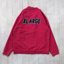 X-LARGE/エクストララージ/両面デカロゴスウェットスタジャン/肉厚/希少XLサイズ/ビッグシルエット_画像1