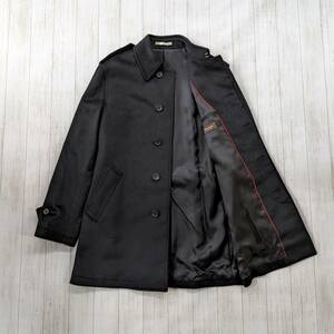 Paul Smith COLLECTION/ポールスミスコレクション/アンゴラ100％/エポレット付きベルテッドステンカラーコート/比翼/アンブレラヨーク