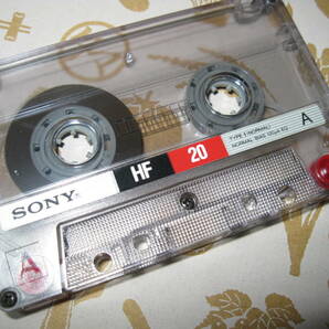 使用済み 中古  カセットテープ SONY HF20 Type1 ノーマル 20分  1本 爪あり No.124の画像1