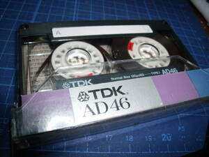 使用済み　中古　 カセットテープ　TDK　AD46　Type1　ノーマル　46分 　1本　爪あり　No.139