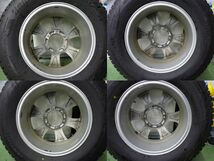 『N58』【手渡可能】【溝有】MUDBAHN　マッドバーン　17×8J　24　6穴　139.7　265/65R17　2020年製　BSスタッドレス4本セット　150プラド_画像6