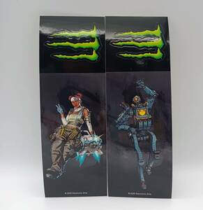 MONSTER ENERGY・Apex Legends コラボ ステッカー●2種セット●セブンイレブン限定●モンスターエナジー●エーペックスレジェンズ