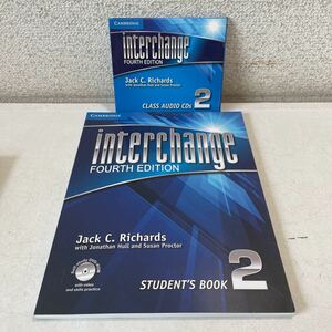 R07★interchange 4版 STUDENT'S BOOK2 CAMBRIDGE DVD、CD付き 英語の教科書 洋書 英語学習230423