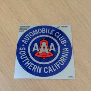 アメリカ　カリフォルニア　California　トリプルA　本物　ステッカー　CALIFORNIA AUTOMOBILE CLUB