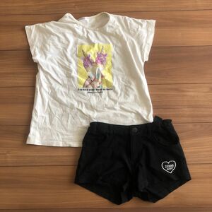 ジェニィ JENNI love アイスクリーム　Tシャツ　ショートパンツ