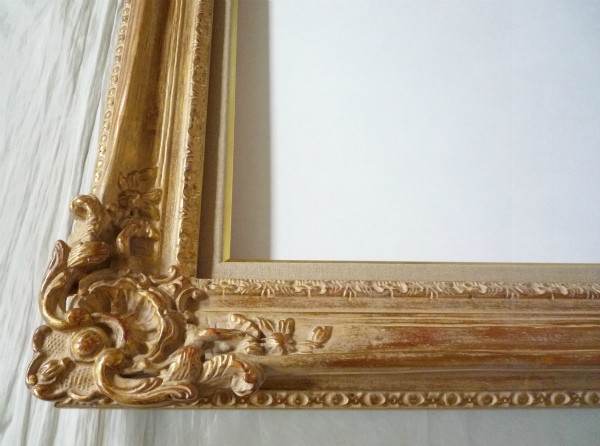 額縁 油彩額縁 油絵額縁 木製フレーム ルイ１５世 アンティーク金