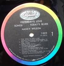 【JV022】NANCY WILSON「Yesterday's Love Songs Today's Blues」, 65 US mono Repress　★ジャズ・ボーカル/ビッグ・バンド_画像4