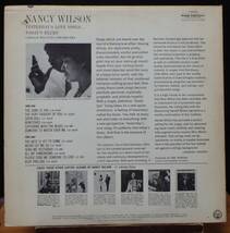 【JV022】NANCY WILSON「Yesterday's Love Songs Today's Blues」, 65 US mono Repress　★ジャズ・ボーカル/ビッグ・バンド_画像2