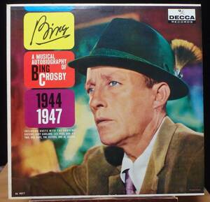 【JV143】BING CROSBY「A Musical Autobiography Of Bing Crosby 1944-1947」, US mono Compilation　★ボーカル