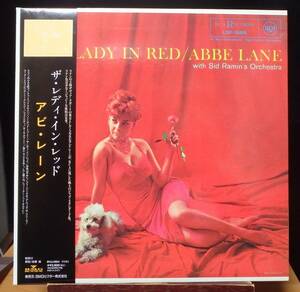 【JV065】ABBE LANE「The Lady In Red (ザ・レディ・イン・レッド)」, 93 JPN(帯) Reissue　★ジャズ・ボーカル