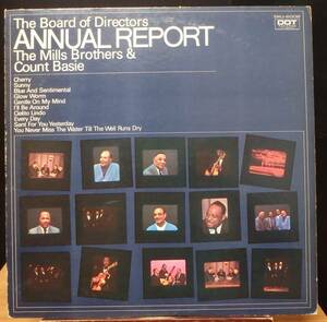 【JV117】THE MILLS BROTHERS And COUNT BASIE「The Board of Directors Annual Report」, 73 JPN 国内初回盤　★ジャズ・ボーカル